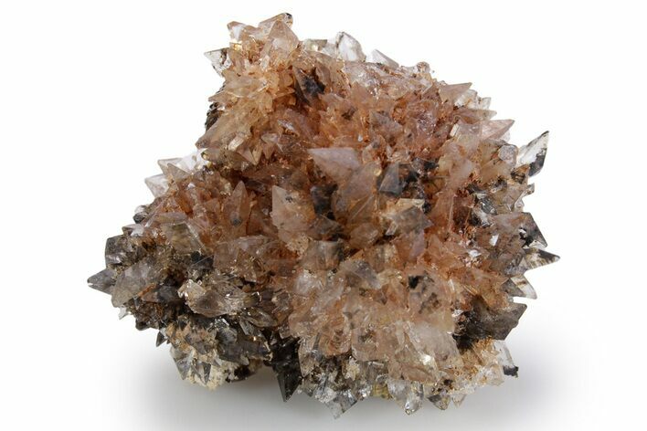 Sparkling Orange Creedite Crystal Cluster - Durango, Mexico #360604